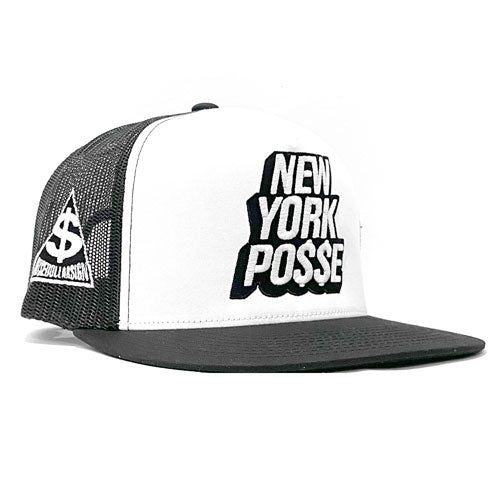 New York Posse Black and White Snapback