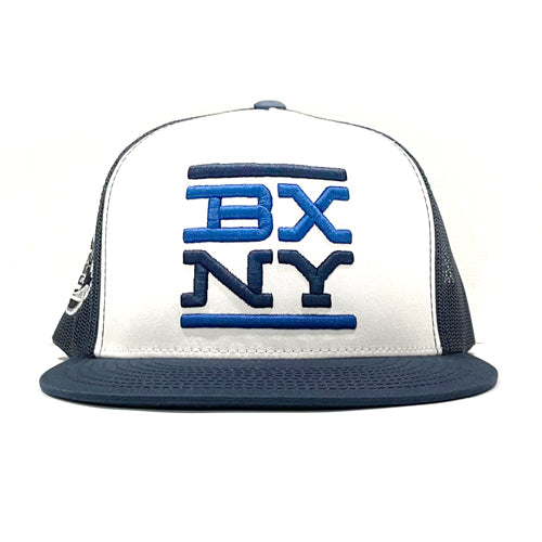 BXNY White Navy and Royal Trucker