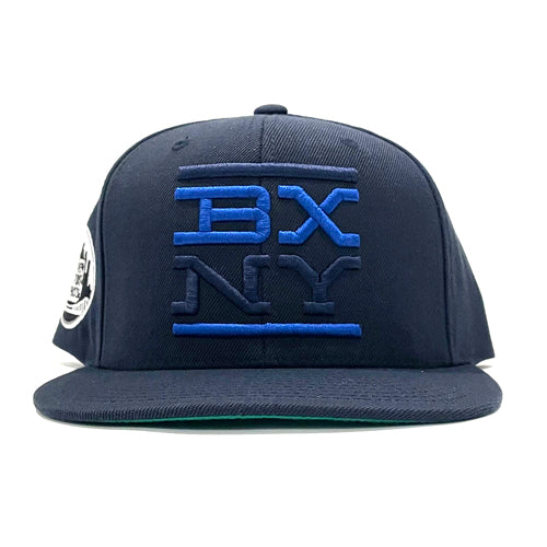 BXNY Dark Navy Royal and Navy Snapback