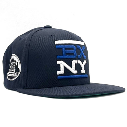 BXNY Navy Royal and White Snapback