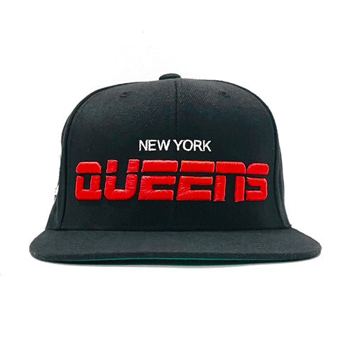 Queens Black and Red Snapback